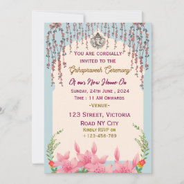 グリハプラヴェーシュ儀式 招待状