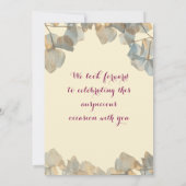 グリハ・プラヴェシュの儀式 招待状 (裏面)