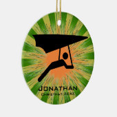 グリパーソナライズされたつるングオーナメント セラミックオーナメント (右)