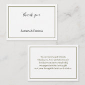 グリパーソナライズされたー結婚ン ノートカード (正面/裏面)