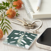 グリファンキーー淡い色のンスイスチーズ工場 キーホルダー (正面右)