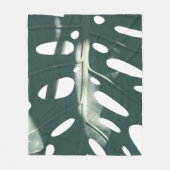 グリファンキーー淡い色のンスイスチーズ工場 フリースブランケット (正面)