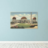 グリフィス公園のプラネタリウム キャンバスプリント (インサイチュ (ウッドフロア))