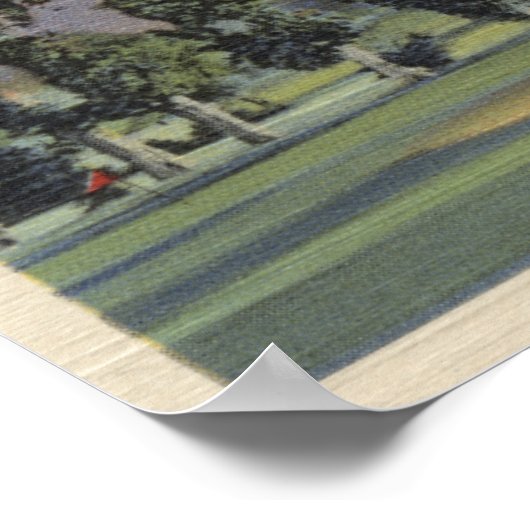 グリフィス公園の市営ゴルフコース ポスター (角)