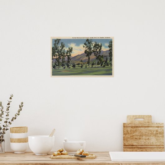 グリフィス公園の市営ゴルフコース ポスター (キッチン)