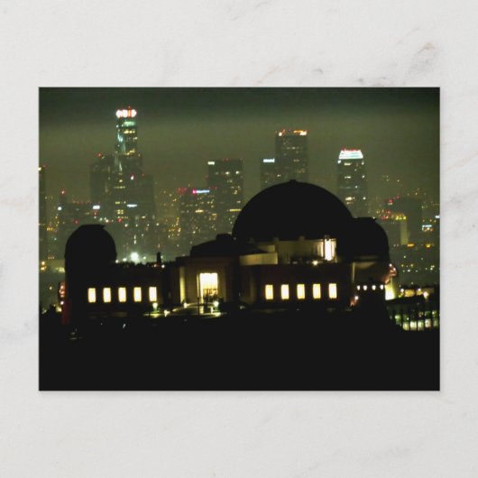 グリフィス天文台アットナイト ポストカード (正面)
