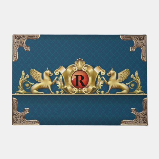 グリフィパーソナライズされたン岬 ドアマット (正面)