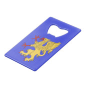 グリフィンがはびこるか クレジットカード栓抜き (正面アングル)