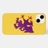 グリフィンが荒れ狂うパーピュアなケース – メイトiPhoneケース Case-Mate iPhoneケース (裏面 (横))