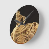 グリフィンとの淡黄色の砂岩architrave、Sanchi、MP ラウンド壁時計 (傾斜)