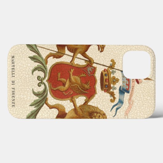 グリフィンとライオンを備えた堂々とした紋章 Case-Mate iPhoneケース (裏面 (横))