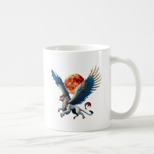 グリフィンと月 コーヒーマグカップ (右)