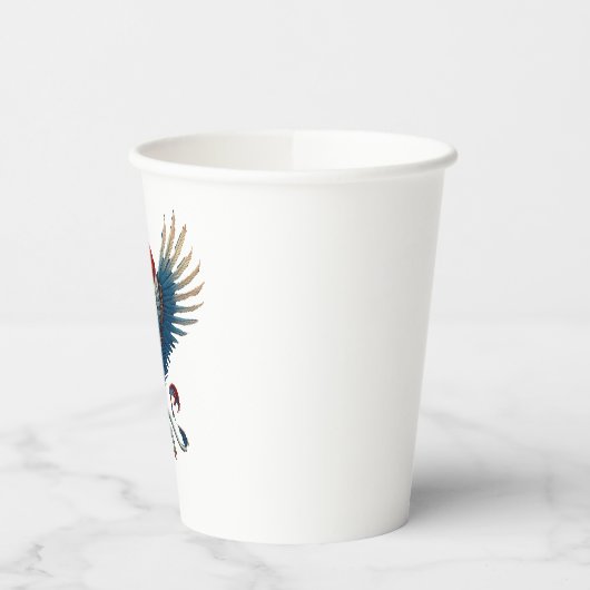 グリフィンと月 紙コップ (左)