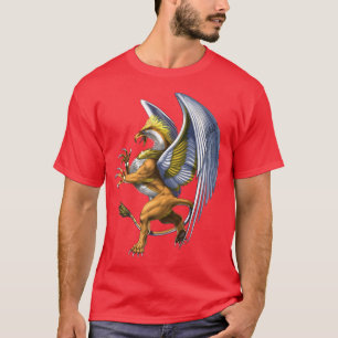 グリフィンのギリシャ神話の神ギリシャ古代M Tシャツ