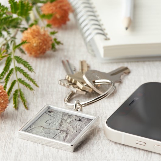 グリフィンの切り分けられたレリーフ、浮き彫りの葬儀の壷 キーホルダー (側面)