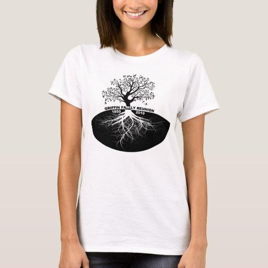 グリフィンの家族会2019年-レディースXS - 2XL Tシャツ (正面)