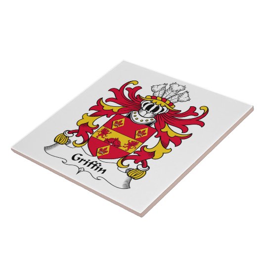 グリフィンの家紋 タイル (側面)