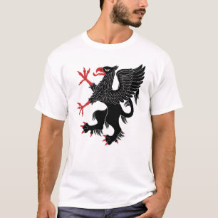 グリフィンの広がるサブル Tシャツ