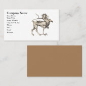 グリフィンの15世紀な中世版木、銅版、版画 名刺 (正面/裏面)