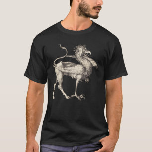 グリフィンの15世紀な中世版木、銅版、版画 Tシャツ