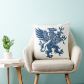 グリフィンインディゴブルースタイル クッション (椅子)