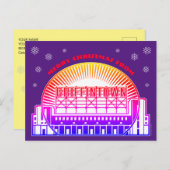 グリフィンタウンのはがきからメリークリスマス ポストカード (正面/裏面)