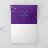 グリフィンタウンのクリスマス　折りたたみ式グリーティングカード カード (内部)