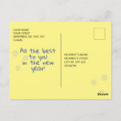 グリフィンタウンはがき新年おめでとう ポストカード (裏面)