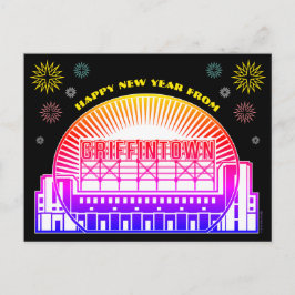 グリフィンタウンはがき新年おめでとう ポストカード