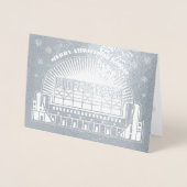 グリフィンタウンフォイルカードからのメリークリスマス 箔カード (正面)