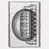 グリフィンタウンランドマーク スローブランケット (正面縦)