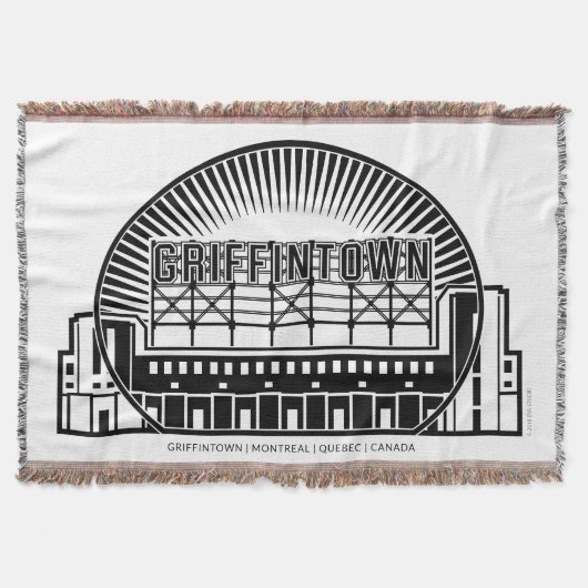 グリフィンタウンランドマーク スローブランケット (正面)
