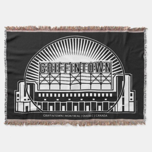 グリフィンタウンランドマーク スローブランケット (正面)