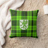 グリフィンタータンチェックグリーン クッション (ブランケット)