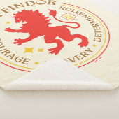 グリフィンドール™レッドライオンハウスプライドバッジ シェルパブランケット (3/4)