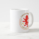 グリフィンドール™レッドライオンハウスプライドバッジ ジャンボコーヒーマグカップ (正面右)