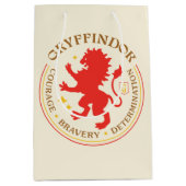 グリフィンドール™レッドライオンハウスプライドバッジ ミディアムペーパーバッグ (正面)