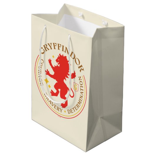 グリフィンドール™レッドライオンハウスプライドバッジ ミディアムペーパーバッグ (裏面アングル)