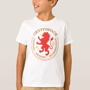 グリフィンドール™ レッドライオン寮の誇りバッジ Tシャツ