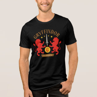 グリフィンドール™寮 双頭のライオンの剣グラフィック トライブレンドTシャツ