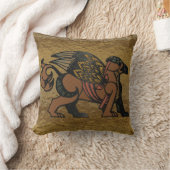 グリフィンニューエイジ神話 クッション (ブランケット)