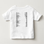 グリフィンファミリー懇親会2019 - Toddlers - Kids 6T トドラーTシャツ (裏面)