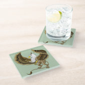 グリフィンファンタジーグリフィン神話 ガラスコースター (アングル)