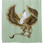 グリフィンファンタジーグリフィン神話 シャワーカーテン (正面)