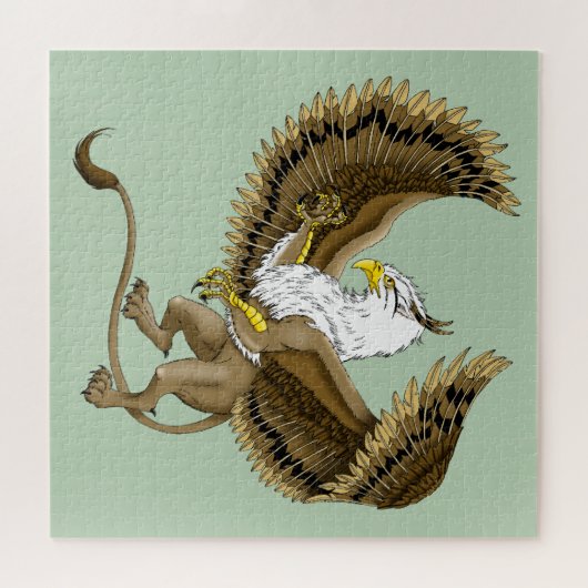 グリフィンファンタジーグリフィン神話 ジグソーパズル (横)