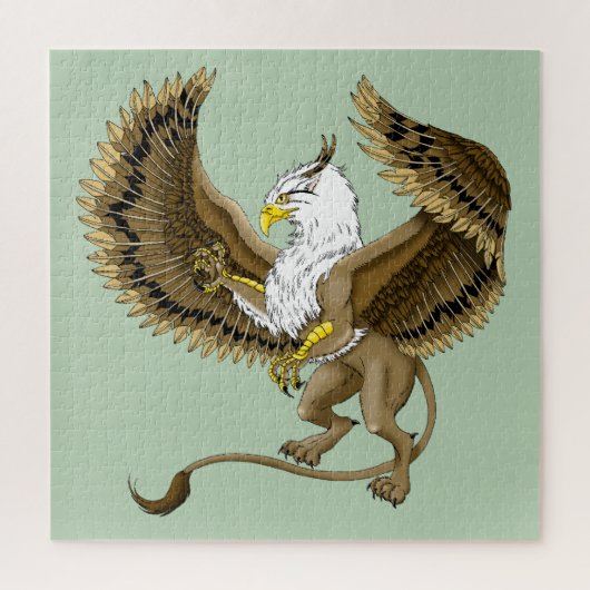 グリフィンファンタジーグリフィン神話 ジグソーパズル (縦)