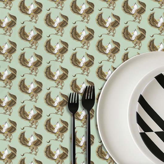 グリフィンファンタジーグリフィン神話 テーブルクロス