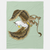 グリフィンファンタジーグリフィン神話 フリースブランケット (正面)