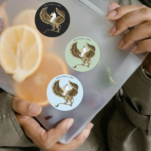 グリフィンファンタジーグリフィン神話 ラベル