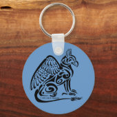 グリフィンラウンドキーチェーン キーホルダー (正面)